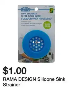 Dollarama RAMA DESIGN Silicone Sink Strainer offer