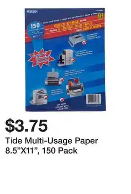 Dollarama Tide Multi-Usage Paper 8.5X11 offer