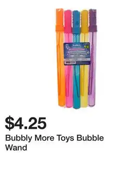 Dollarama Bubbly More Toys Bubble Wand offer