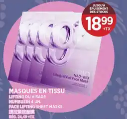 Kim Phat NUMBUZIN FACE LIFTING SHEET MASKS offer