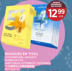 Kim Phat NUMBUZIN SHEET MASKS (VITAMIN/ICY SOOTHING) offer