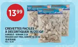 Kim Phat SUNAMI FROZEN EASY PEEL SHRIMP 16/20 IQ offer