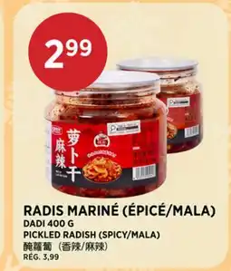 Kim Phat DADI PICKLED RADISH (SPICY/MALA) offer