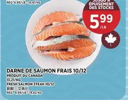 Kim Phat FRESH SALMON STEAK 10/12 offer