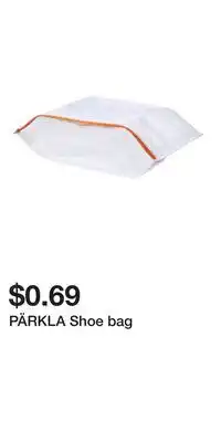 IKEA PÄRKLA Shoe bag offer