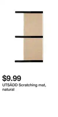 IKEA UTSÅDD Scratching mat, natural offer