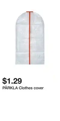IKEA PÄRKLA Clothes cover offer