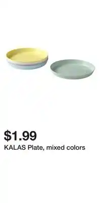 IKEA KALAS Plate, mixed colors offer