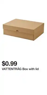 IKEA VATTENTRÅG Box with lid offer