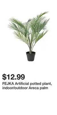 IKEA FEJKA Artificial potted plant, indoor/outdoor Areca palm offer