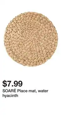 IKEA SOARÉ Place mat, water hyacinth offer