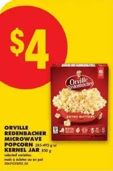 No Frills Orville redenbacher microwave popcorn kernel jar offer