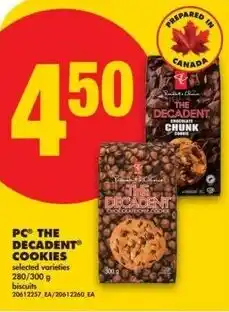 No Frills PC the decadent cookies offer