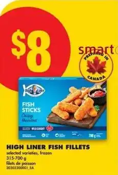 No Frills High liner fish fillets offer