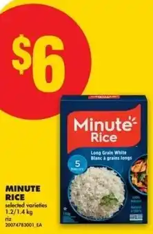 No Frills Minute rice offer