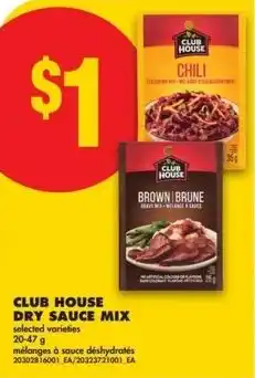 No Frills Club house dry sauce mix offer