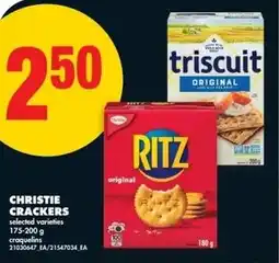 No Frills Christie crackers offer
