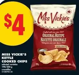 No Frills Miss vickie's kettle cooked chips offer