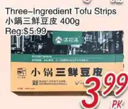 Foody Mart Three-Ingredient Tofu Strips offer