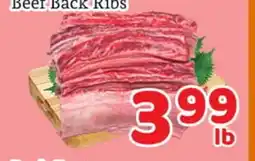 Fresh Value Beef Back Ribs offer
