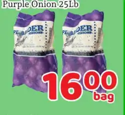 Fresh Value Purple Onion 25Lb offer
