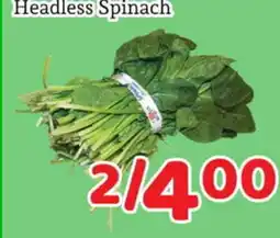 Fresh Value Headless Spinach offer