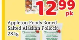 Fresh Value Appleton Foods Boned Salted Alaskan Pollock offer