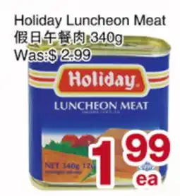 First Choice Supermarket Holiday Luncheon Meat offer