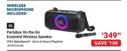 Visions Electronics JBL Partybox On-the-Go Essential Wireless Speaker offer