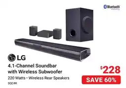 Visions Electronics 4.1-Channel Soundbar with Wireless Subwoofer offer