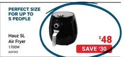 Visions Electronics Hauz 5L Air Fryer offer