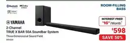 Visions Electronics Yamaha 2-Channel TRUE X BAR 50A Soundbar System offer