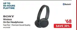 Visions Electronics SONY Wireless On-Ear Headphones offer