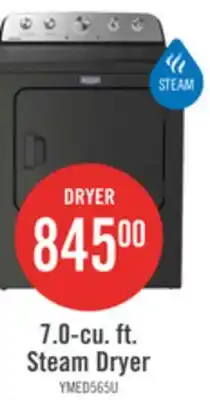 The Brick Maytag 7.0 Cu. Ft. Pet Pro Electric Dryer - Volcano Black - YMED5605RU offer