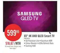 The Brick SAMSUNG 65 Q6F QLED Vision AI 4K UHD Smart Tizen OS TV (QN65Q6FAAFXZC) - 2025 Model offer