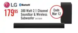 The Brick LG 2.1 CH Bluetooth Dolby Digital Soundbar with Wireless Subwoofer (S40T.DCANLLK) offer