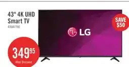 The Brick LG 43 UA77 4K UHD Smart webOS TV (43UA7700PUB.ACCQ) - 2025 Model offer