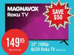 The Brick MAGNAVOX 32 MRTQ QLED Quantum Dot FHD Smart Roku TV (MRTQ3206) offer