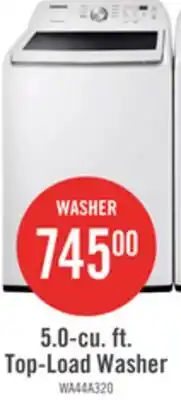 The Brick Samsung 5.1 Cu. Ft. Top-Load Washer - White - WA44A3205AW/A4 offer