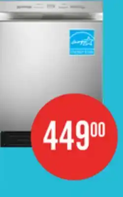 The Brick Midea 24 Front-Control Dishwasher with Interior Light - MDF24P2BST offer