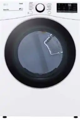 The Brick LG 7.4 Cu. Ft. Smart Electric Dryer - White - Stackable - DLE3600W offer