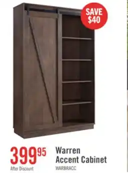 The Brick Warren 47.25 Accent Storage Cabinet with Sliding Barn-style Door - Walnut Oak offer