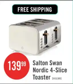 The Brick Salton Swan Nordic 4-Slice Toaster - ST14620WHTN offer