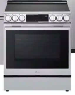 The Brick LG 6.3 Cu. Ft. Smart Induction Slide-In Range with Air Fry - LSIL6336XE offer