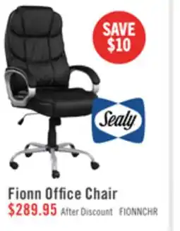 The Brick Sealy Fionn 30.5 Adjustable Office Chair - Black offer