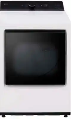 The Brick LG 7.3 Cu. Ft. Electric Dryer - White - DLE8400WE offer