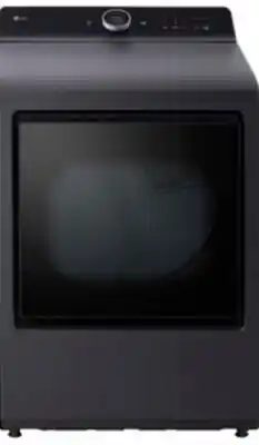 The Brick LG 7.3 Cu. Ft. Electric Dryer with Steam - Matte Black - DLEX8600BE offer