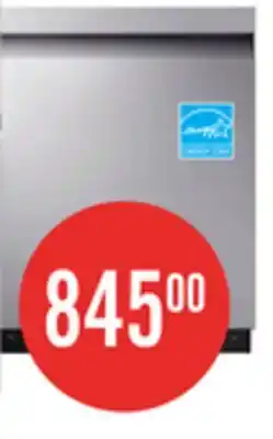 The Brick Samsung 24 46 dBA Smart Built-In Dishwasher with StormWash - Stainless Steel - DW80CG5450SRAA offer