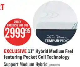 The Brick Tempur-Pedic TEMPUR Support Medium Hybrid Queen Mattress offer