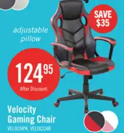 The Brick Velocity 24 Ergonomic Gaming Chair - Black & Red offer